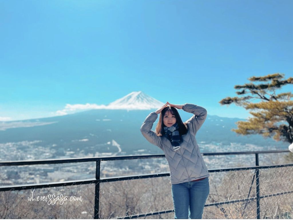 環遊世界．日本｜與富士山合影